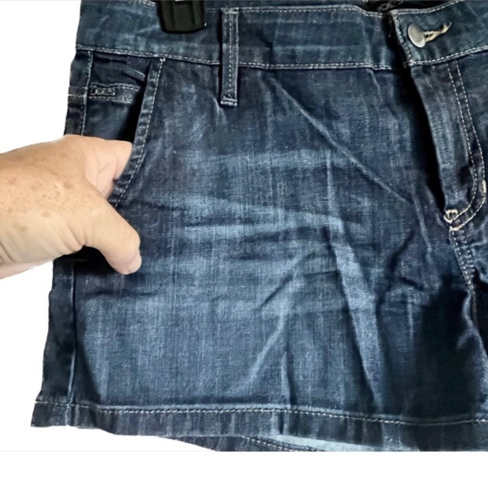 Joe’s Jeans Jackie Dark Wash Stretch 5 Pocket Jean Shorts Size 29 - Picture 5 of 13